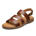 Premium Leather Heritage Sandals – Rich Tan